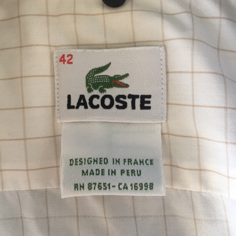 Lacoste Button Up - Picture 2 of 6